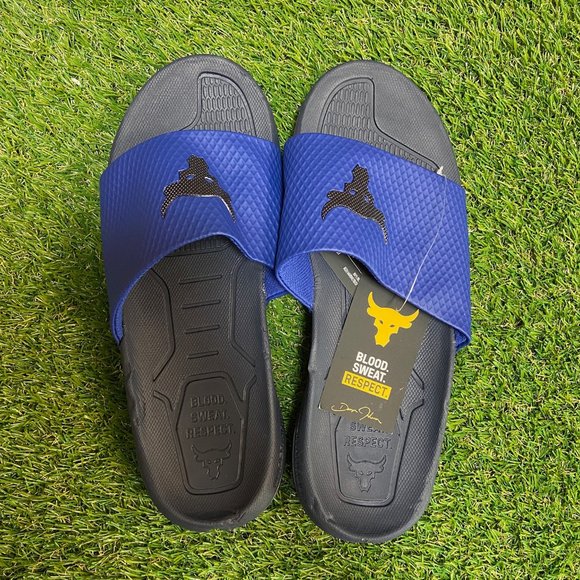 Under Armour UA Project Rock Brahma Bull Slides Sandals 3025237-401 Men’s 13 NEW main image 6